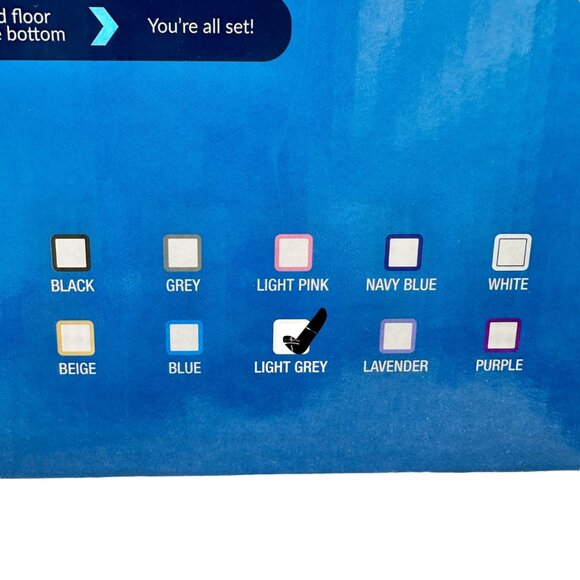 Royexe Fabric Storage Cubes 8-Pack With Dual Handles Light Grey New in Box - Picture 5 of 9